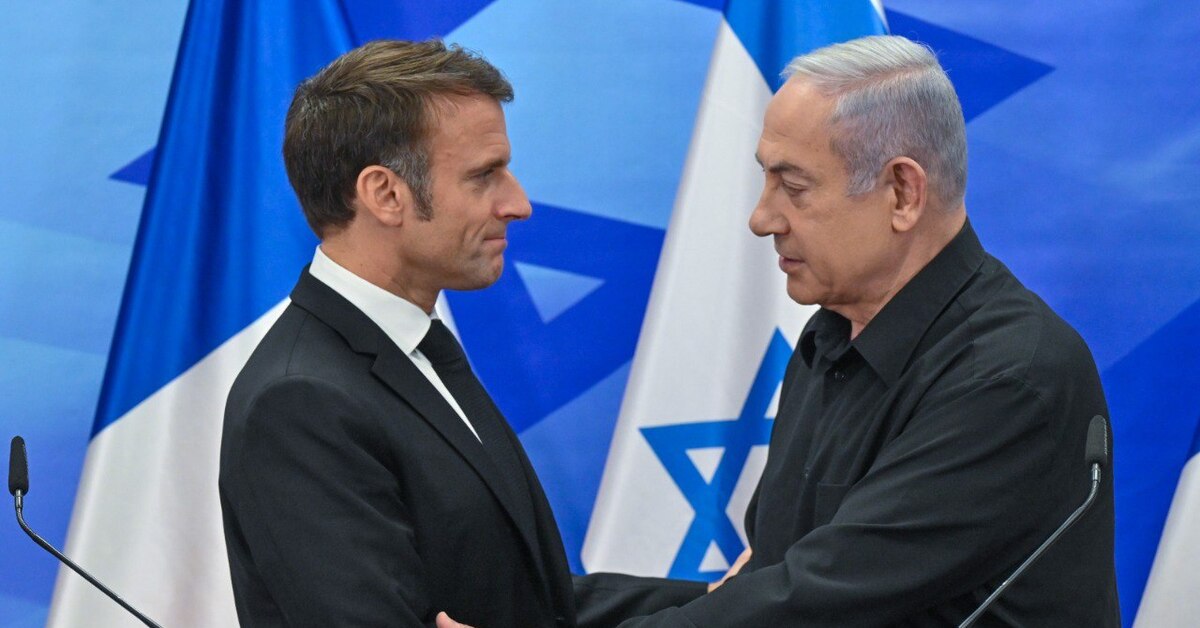 Macron ile Netanyahu “silah ambargosunu” görüştü