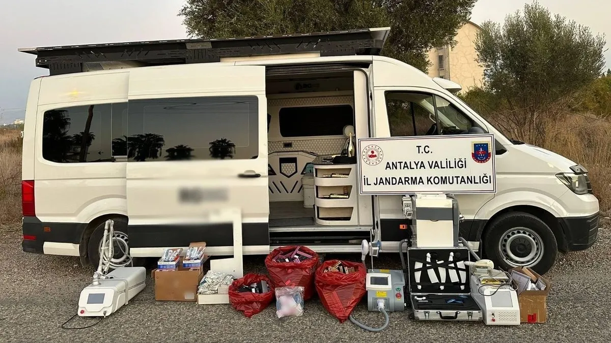 Mobil Vip araçlı sahte güzellik uzmanı gözaltına alındı