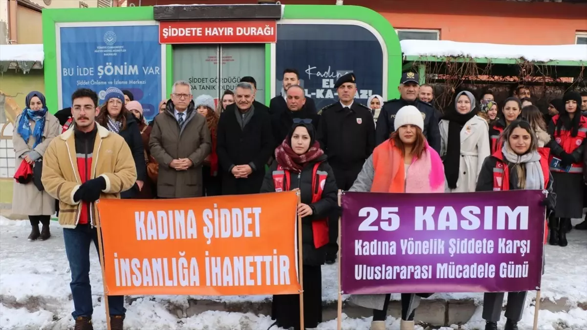 Yozgat’ta Kadına Şiddete Hayır Durağı Açıldı